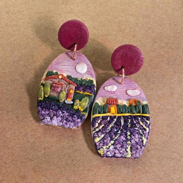 Provence France Polymer Clay Earrings